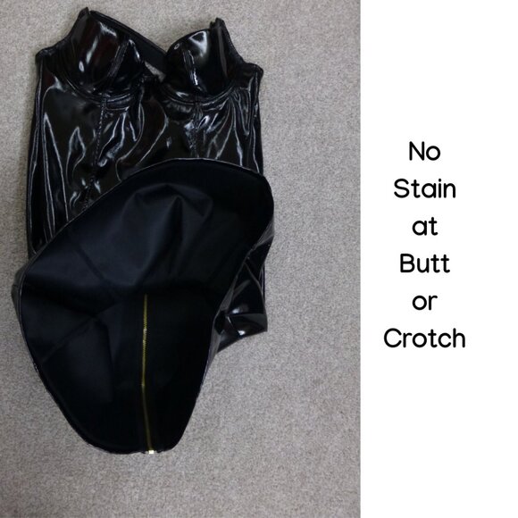 NWT Hustler Black Maxine Faux Leather Wired Dress (Size 4) - Picture 8 of 15